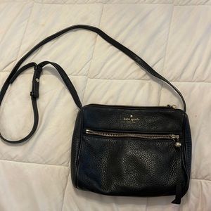 Kate spade clutch purse crossbody black